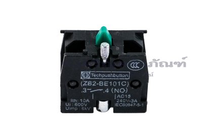 [E] บล็อกหน้าสัมผัส ปกติเปิด สีเขียว 101C/3, NO, 4